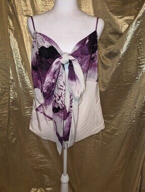 Robert Rodriguez Sleeveless Tie-Front Cami Top NWT